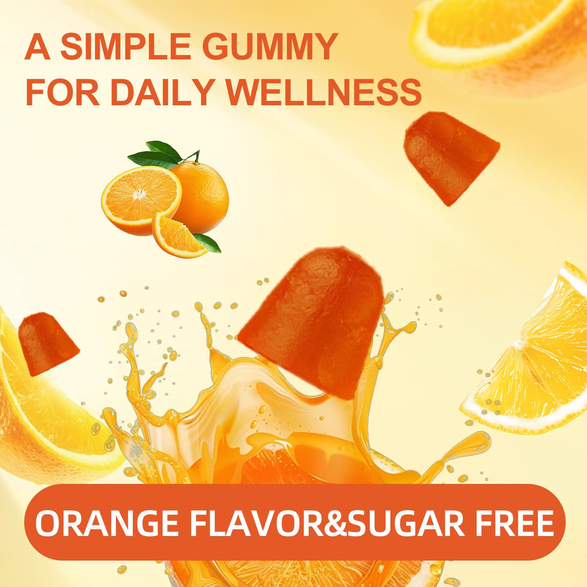 Gummies de vitamine E Agumoon, présentation dans une main