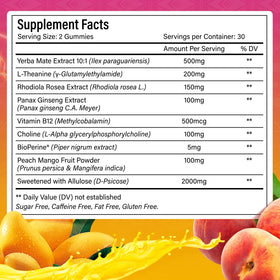 Gummies de Yerba Mate FitVitality en gros plan sur la texture