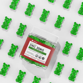 Gummies de Zinc Fermenté LILICARE sur un fond clair