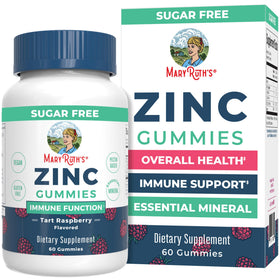 Gummies de Zinc MARYRUTH'S vue de face avec emballage