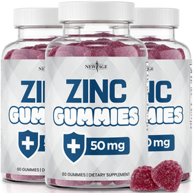 Gummies de Zinc NEW AGE 50mg, 180 gummies dans le pot