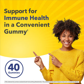 Gummies de Zinc Sundance avec un fond de fruits