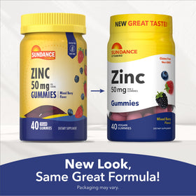 Gummies de Zinc Sundance dans une main