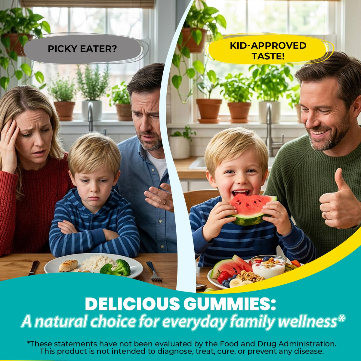 Gummies détox enfants YJDHRPBI 9-en-1 dans un sac à dos