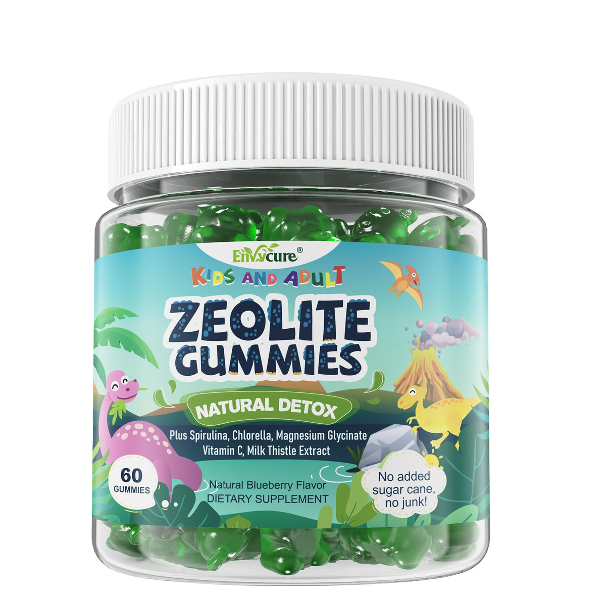 Gummies détox EnvyCure en pot de 159g