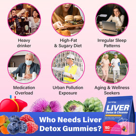 Gummies détoxifiants Gayolptian, emballage ouvert