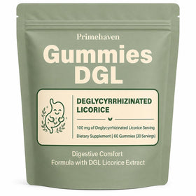 Gummies DGL ELAVA 400mg Extrait de Réglisse, 60 gummies en emballage