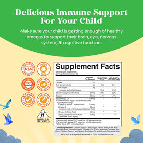 Gummies DHA Omega 3 Végétales Natures Craft dans un environnement familial