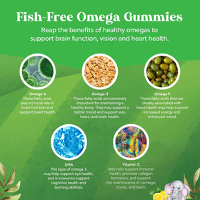 Gummies DHA Omega 3 Végétales Natures Craft en gros plan