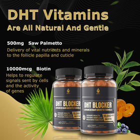Gummies DHT Blocker EnvyDeal sur une table en bois