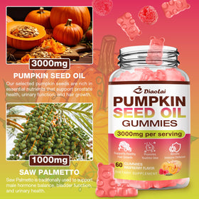 Gummies DIAOLAI à l'huile de pépin de citrouille, prise en main