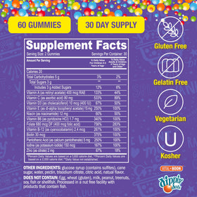 Gummies Dippin' Dots avec un enfant souriant