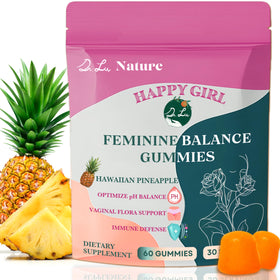 Gummies Dr. Lu Équilibre Féminin Ananas 60 unités, packaging avant