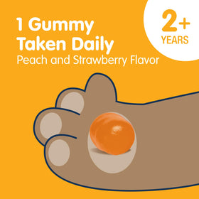 Gummies DR. MORITZ à côté d'un verre d'eau