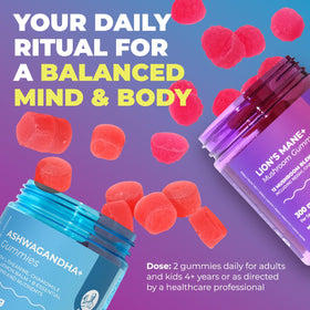 Gummies DR. MORITZ avec des fruits frais en arrière-plan