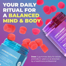 Gummies DR. MORITZ avec ingrédients visibles