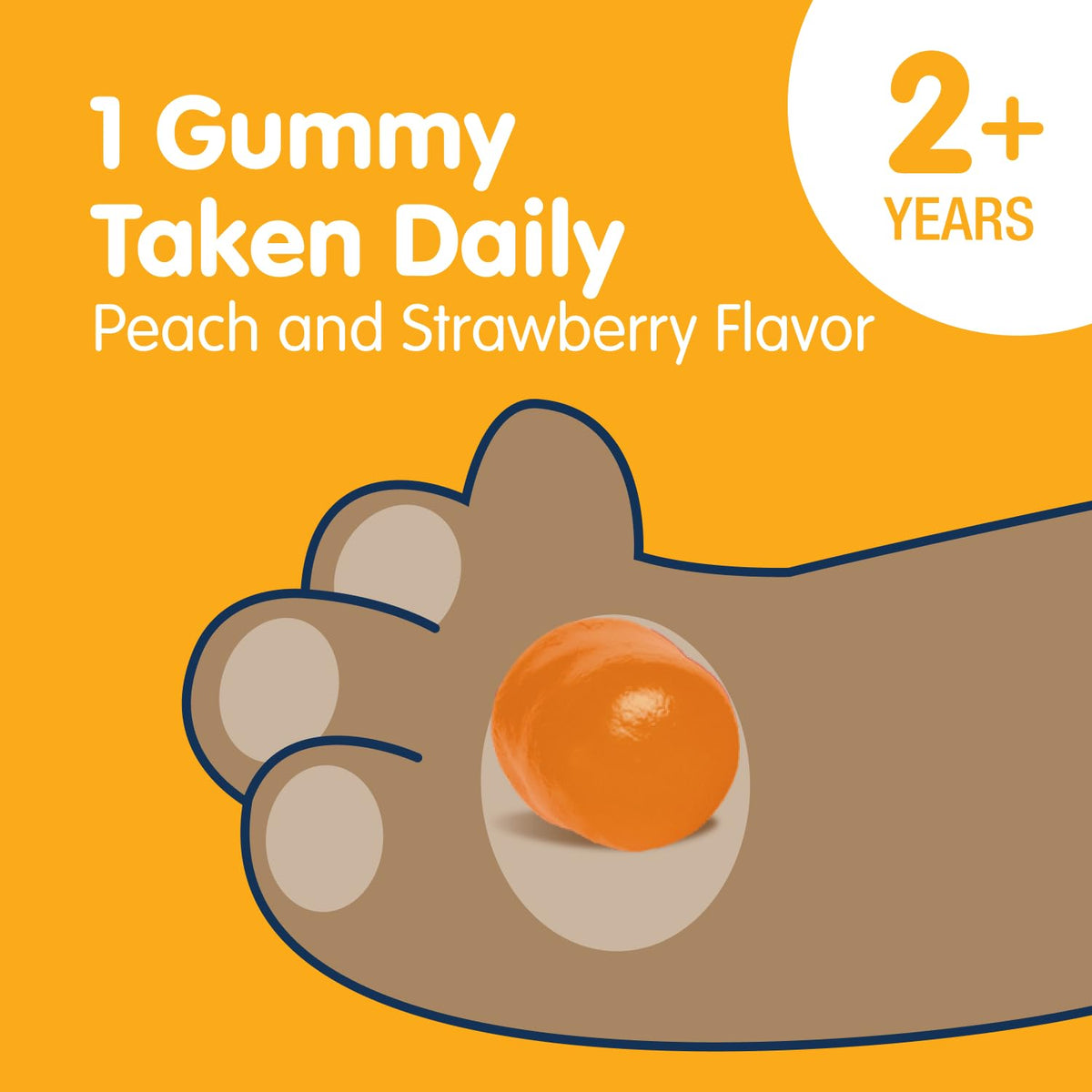 Gummies DR. MORITZ avec une cuillère pour dosage