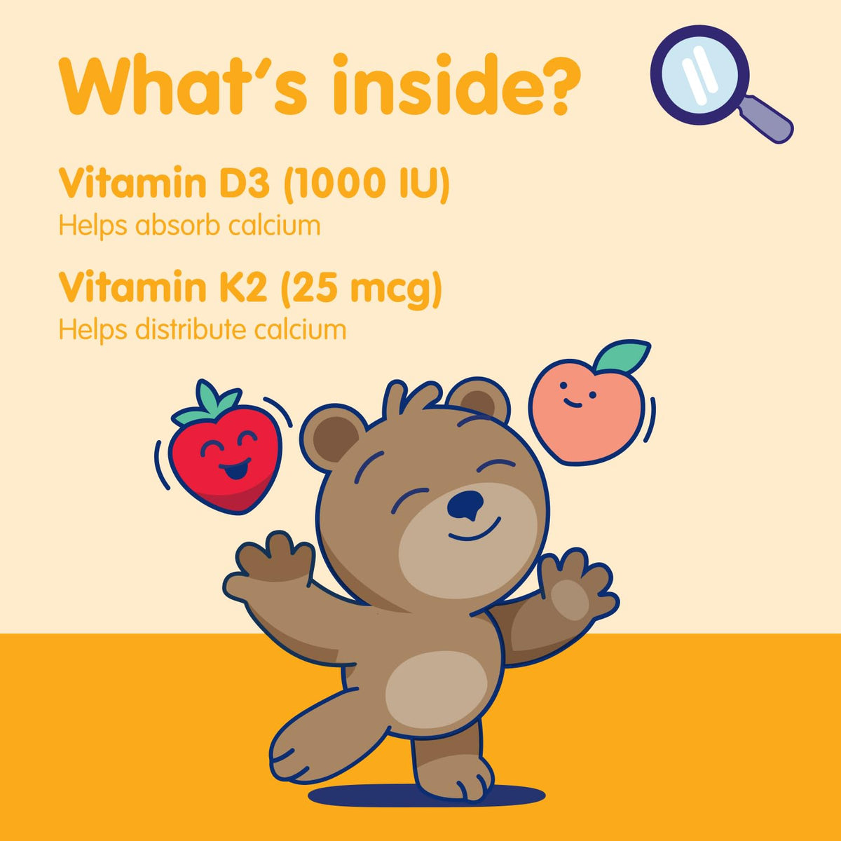 Gummies DR. MORITZ en format individuel sur une assiette