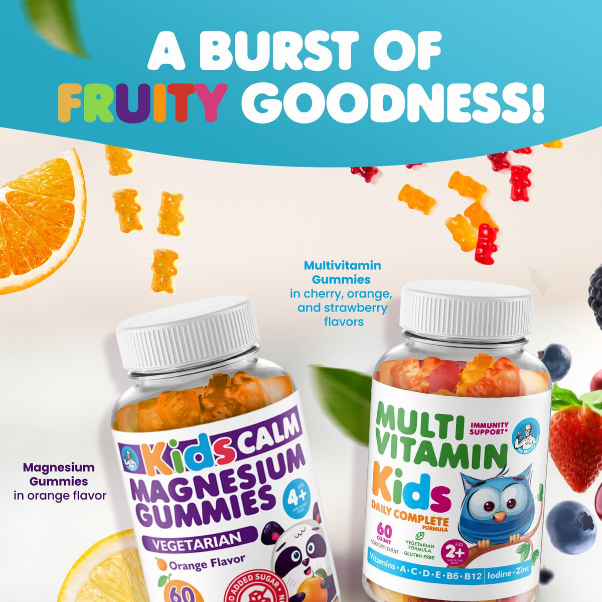 Gummies DR. MORITZ pour enfants avec goût agréable