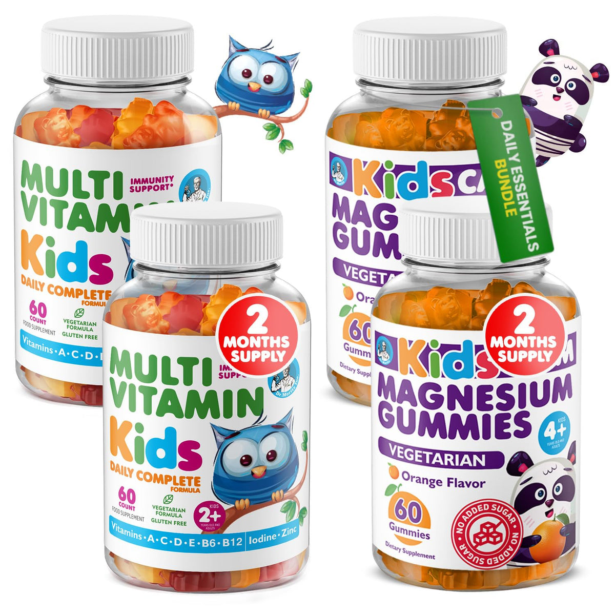 Gummies DR. MORITZ pour enfants goût orange, 120 unités