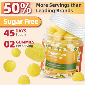 Gummies DREAVIO avec ingrédients listés sur l'étiquette