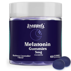 Gummies Droppels de mélatonine 5mg, paquet de 60 unités