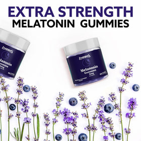 Gummies Droppels de mélatonine, ingrédients au dos du paquet
