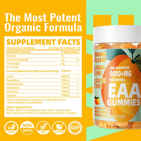 Gummies EAA Pets Purest 120 Gummies Orange en main