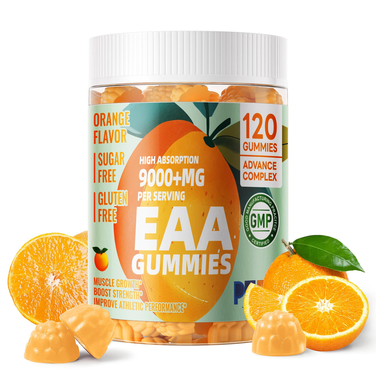 Gummies EAA Pets Purest 120 Gummies Orange vue frontale
