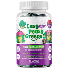 Gummies EasyPeasyGreens pour enfants en boîte vue de face