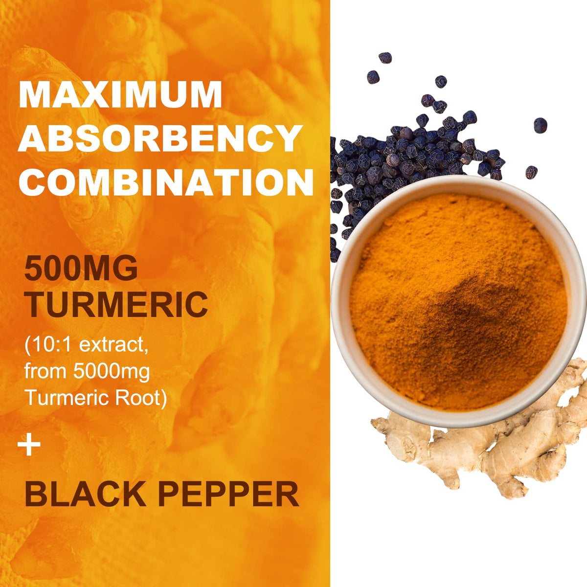 Gummies EAZGOO au curcuma avec une texture moelleuse