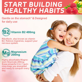 Gummies EAZGOO de Vitamine B2 400mg, arrière du pot