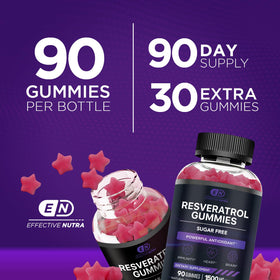 Gummies Effective Nutra sur fond blanc