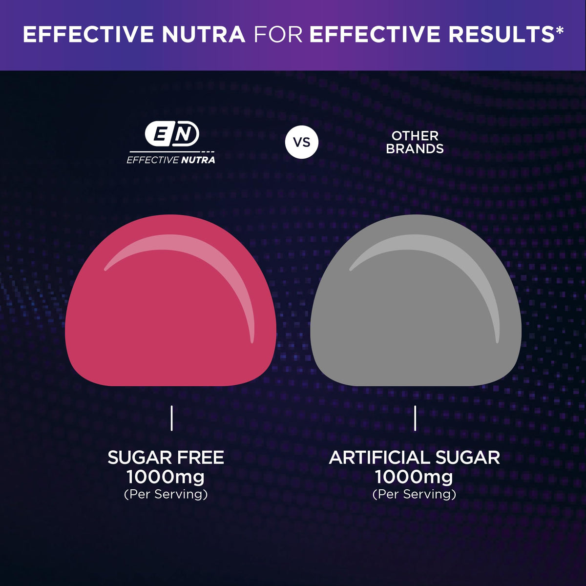 Gummies Effective Nutra sur une table