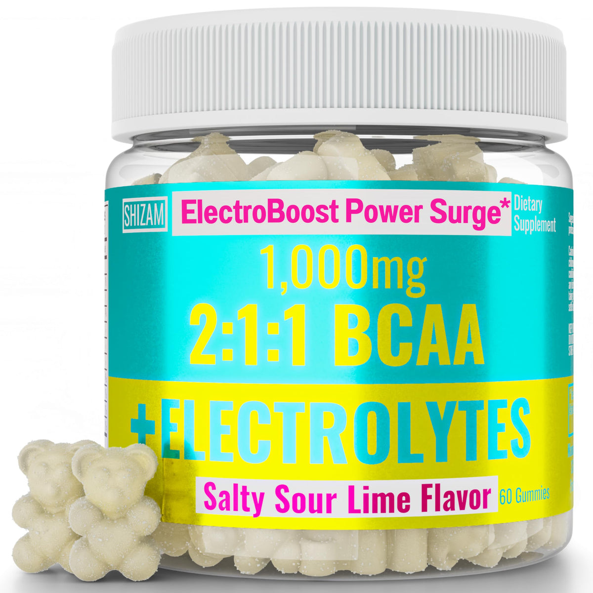 Gummies Électrolytes BCAA SHIZAM 240g emballage avant