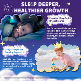Gummies ELLAMENTZ, emballage et informations nutritionnelles
