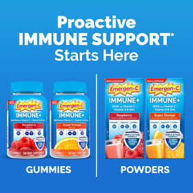 Gummies Emergen-C 750mg Vitamine C Orange en gros plan