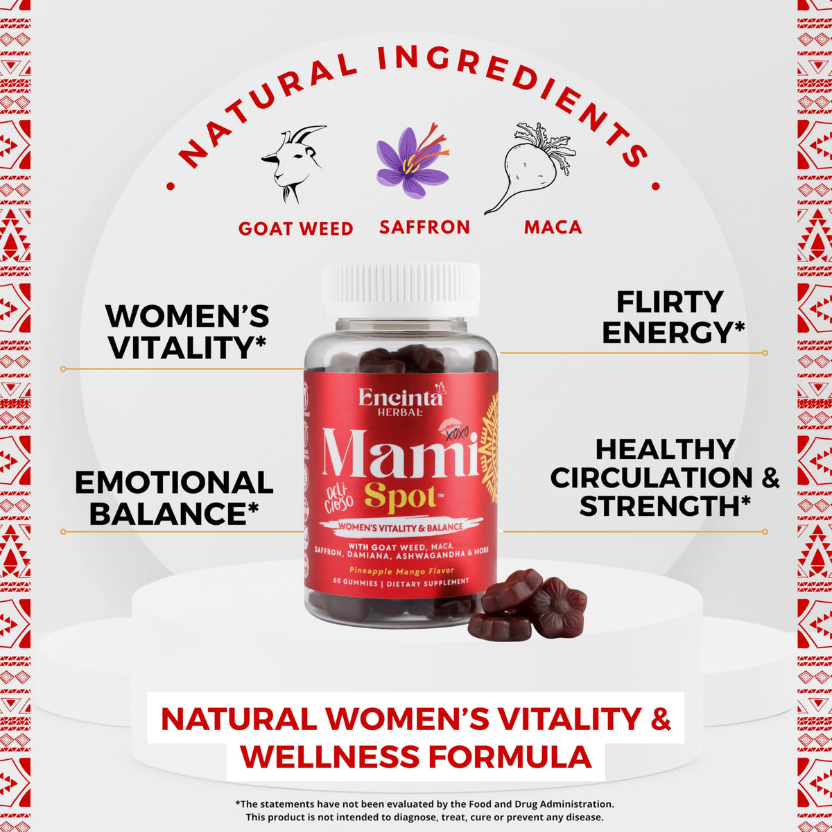 Gummies Encinta Herbal Mami Spot en format pratique pour la prise quotidienne