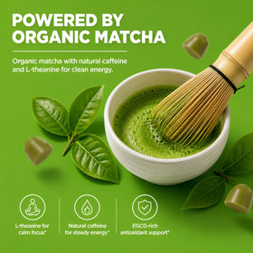 Gummies énergie Matcha 4 Your Wellness, prise en main