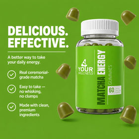 Gummies énergie Matcha 4 Your Wellness, utilisation avant un entraînement