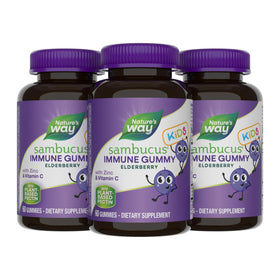 Gummies Enfants Sureau Nature's Way 60 ct vue de face
