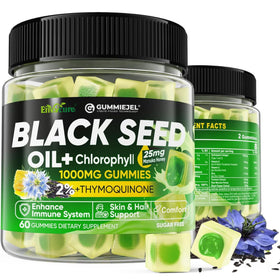 Gummies EnvyCure à l'huile de nigelle en paquet de 231g