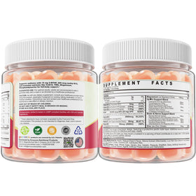 Gummies EnvyCure Methylfolate 15mg et B12 2000mcg, ambiance de bien-être
