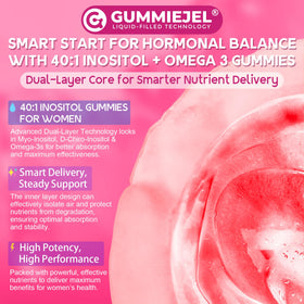 Gummies EnvyCure sur un fond coloré