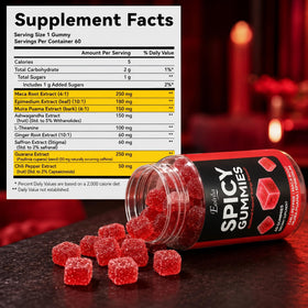 Gummies Eoiroa dans une main, ambiance romantique
