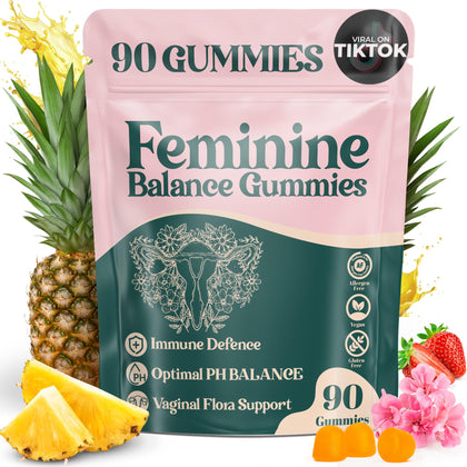 Gummies Équilibre Féminin ORGANIC UPLIFT ananas, sachet de 90 unités