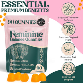 Gummies Équilibre Féminin ORGANIC UPLIFT montrant la texture des gummies