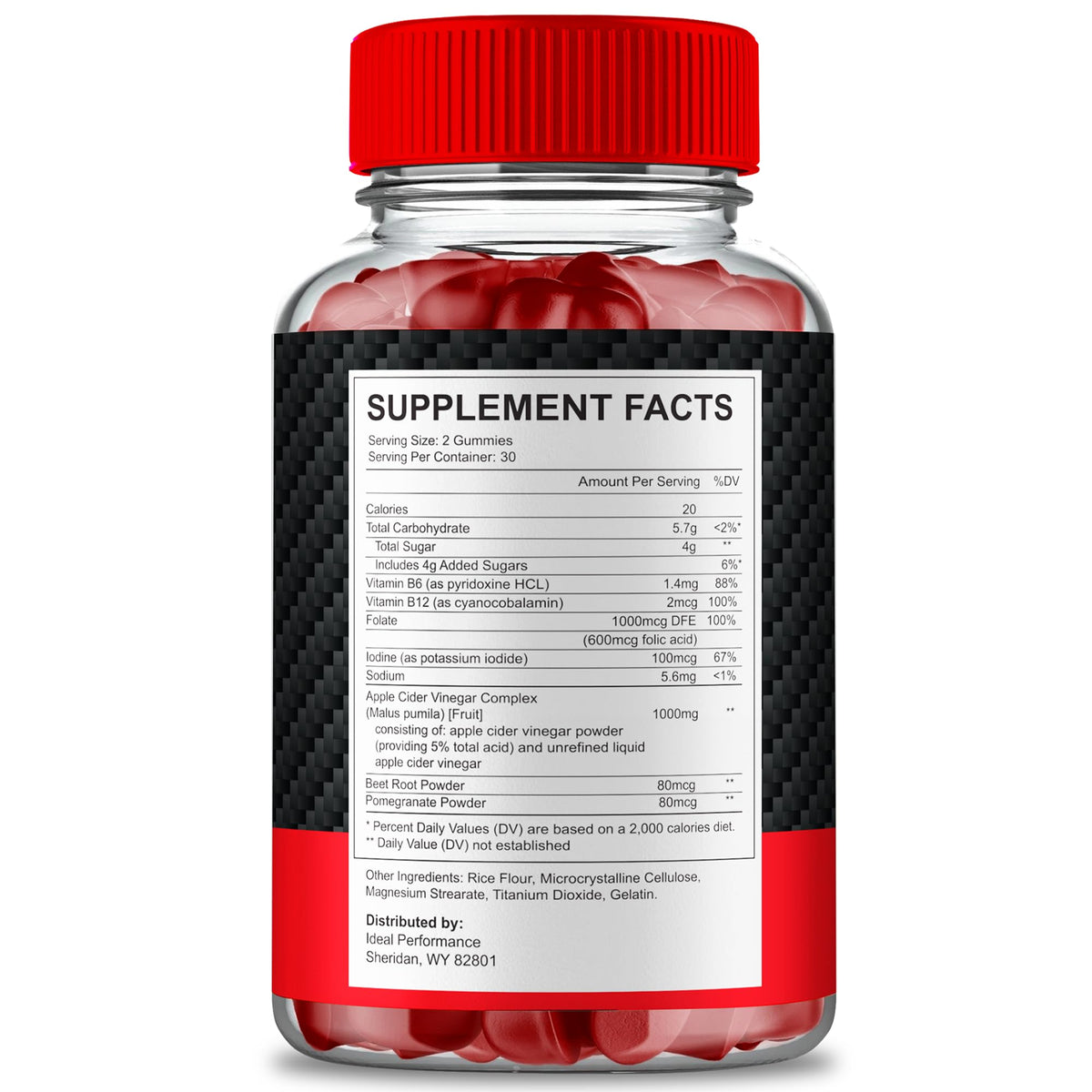 Gummies Ereforce, présentation des gummies individuelles
