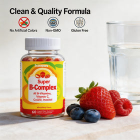 Gummies ESSENJOYY avec des fruits pour un aspect frais