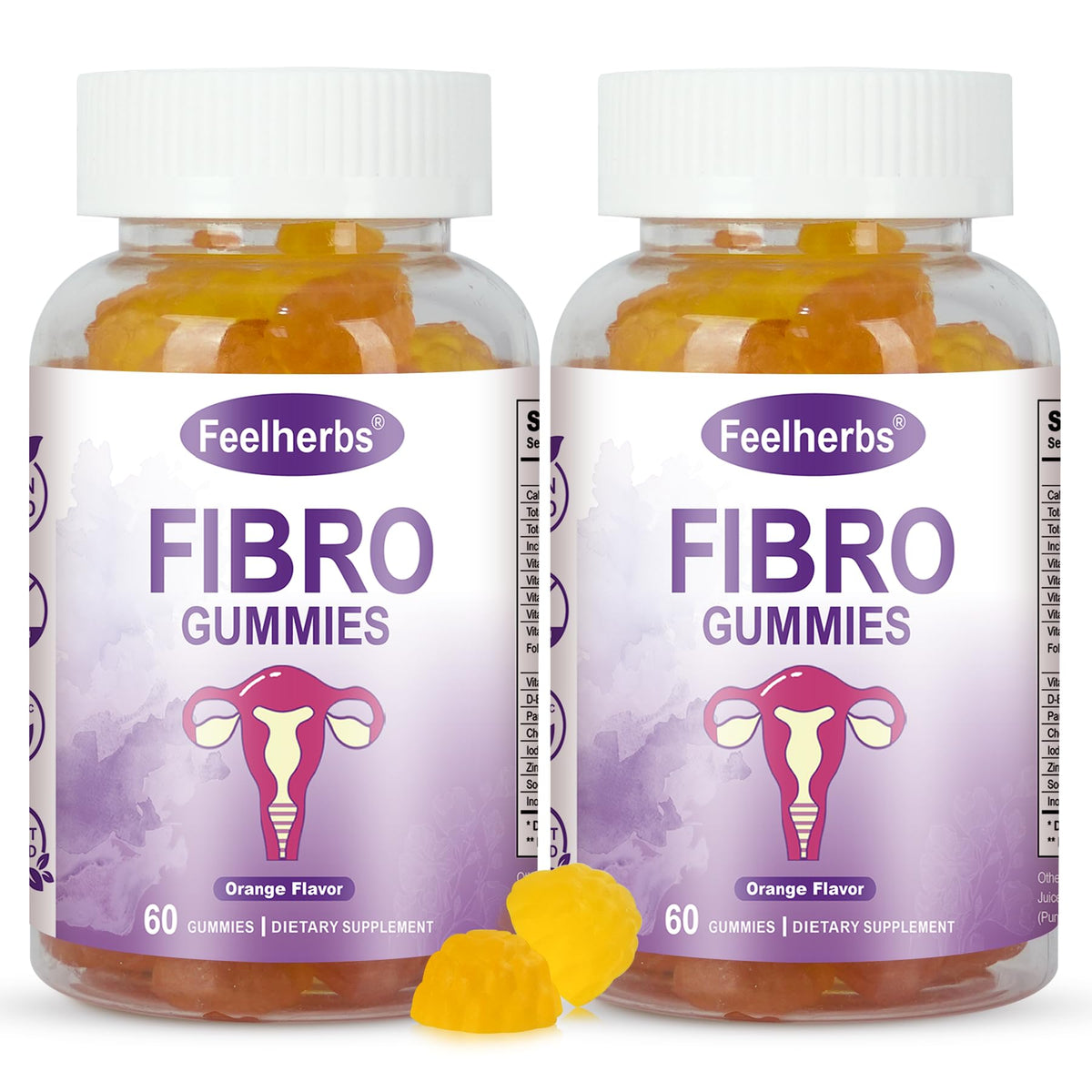 Gummies Feelherbs Fibro pour Femmes, paquet de 2, vue avant